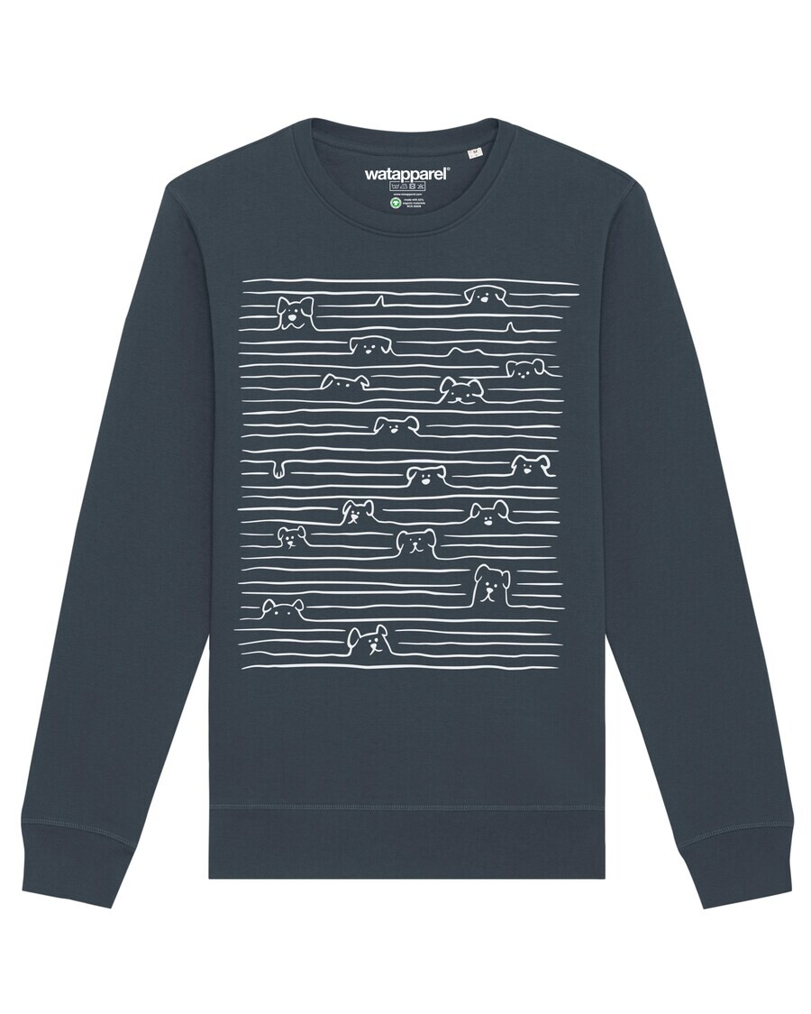 

Свитер Watapparel Sweatshirt Doodle Dogs, антрацит