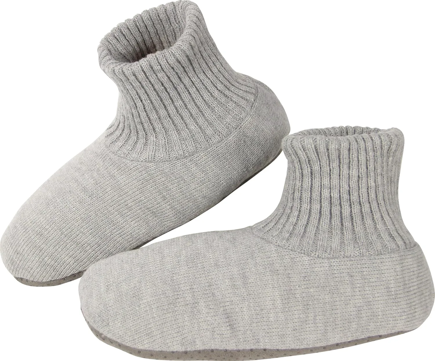 

Мужские пушистые носки-тапочки BenSorts с противоскользящей подошвой для дома, идеальный подарок на Рождество, серый