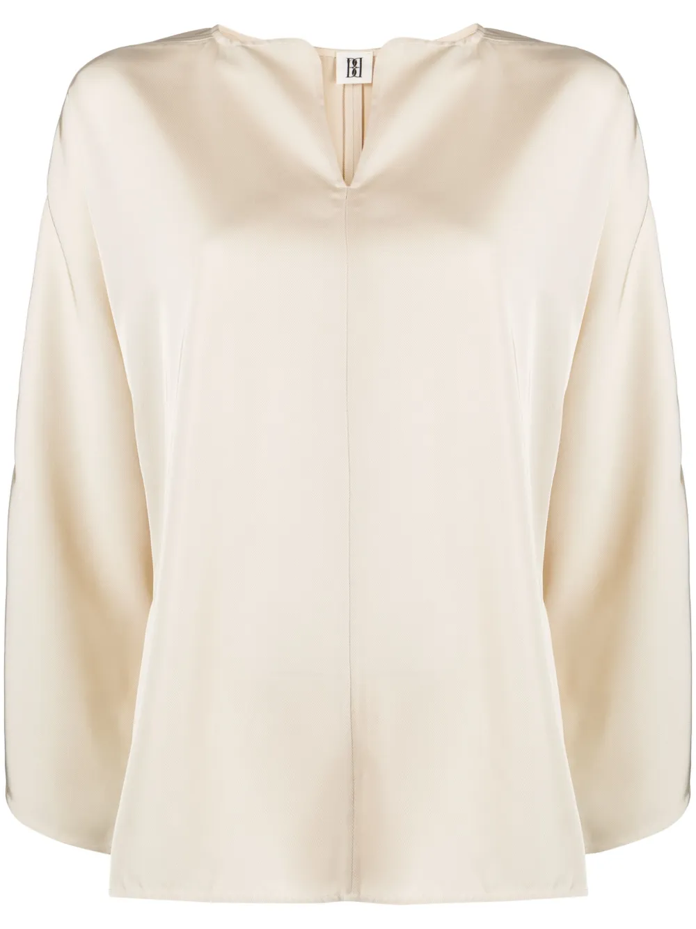 

Блузка Calias с V-образным вырезом BY MALENE BIRGER, нейтральный