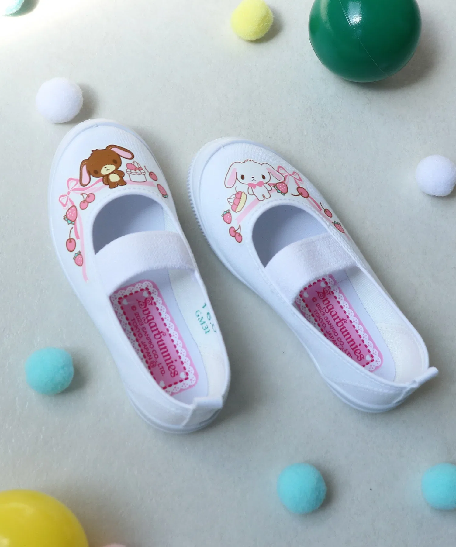 Детские тапочки SANRIO Sugarbunnies S01 белые