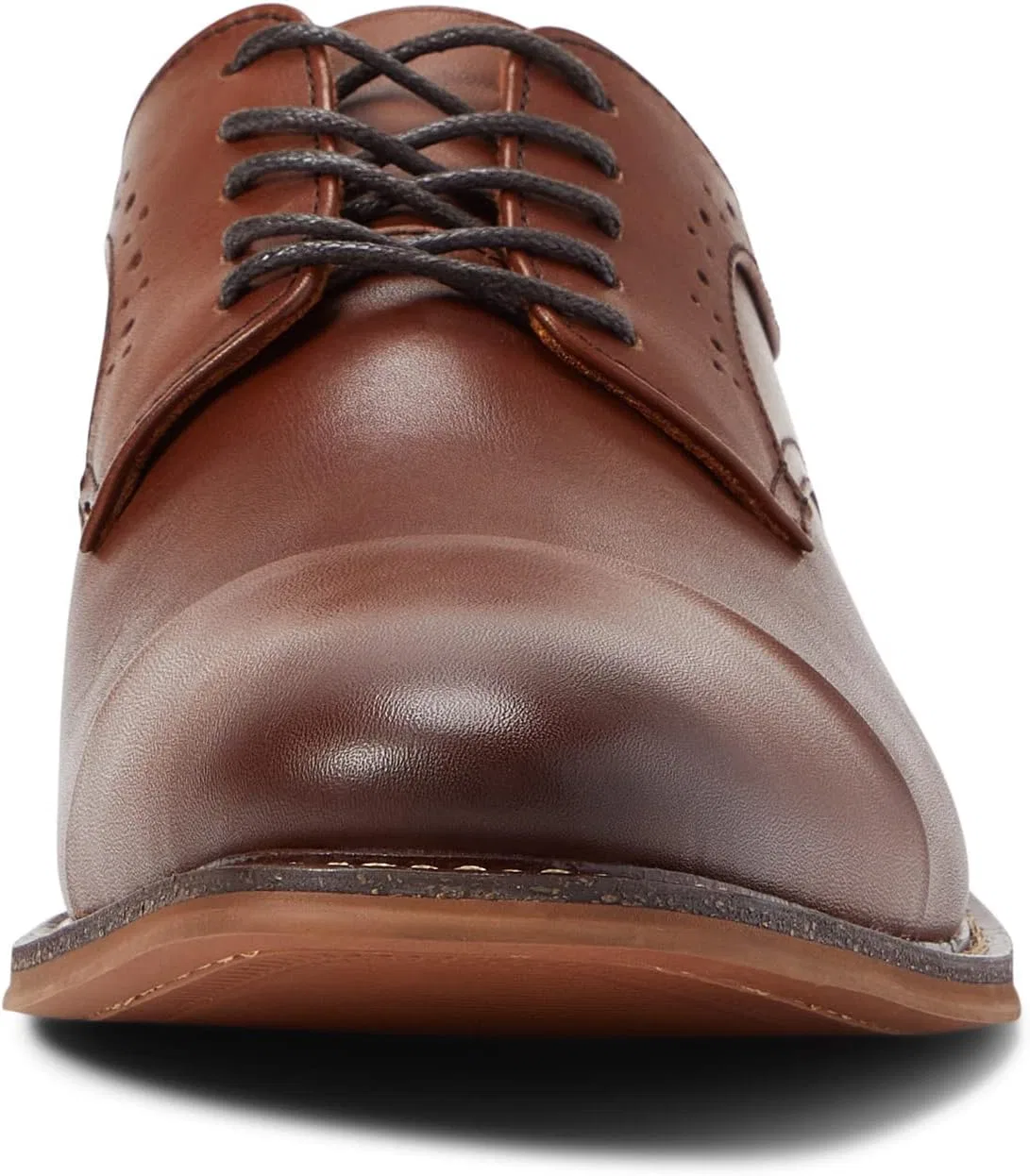 Мужские кепки-оксфорды Stacy Adams Maddox Oxford Toe Cap, Chocolate Brown — фото 2