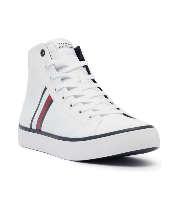 

Кроссовки th hi vulc stripes сетка Tommy Hilfiger, белый
