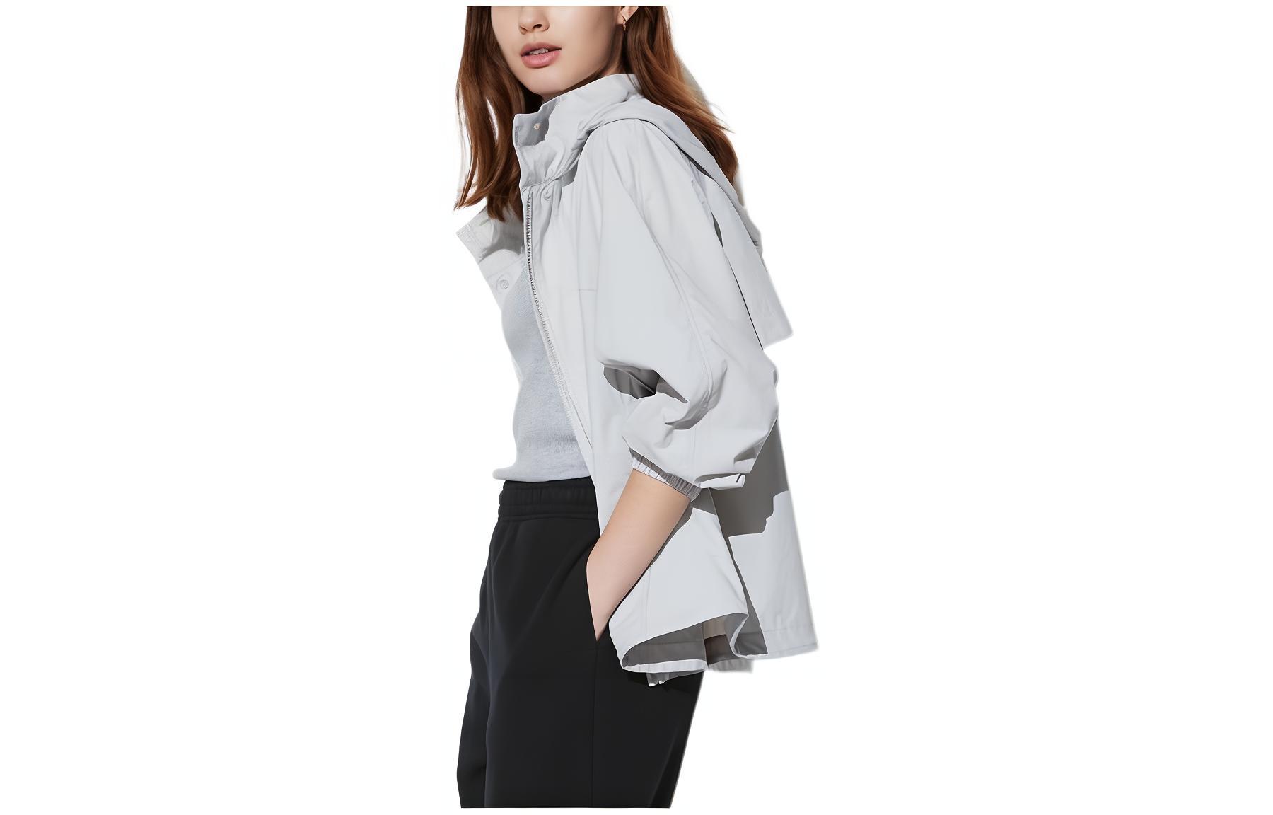 UNIQLO Женская водонепроницаемая солнцезащитная одежда, 30 Small Light Yellow — фото 4