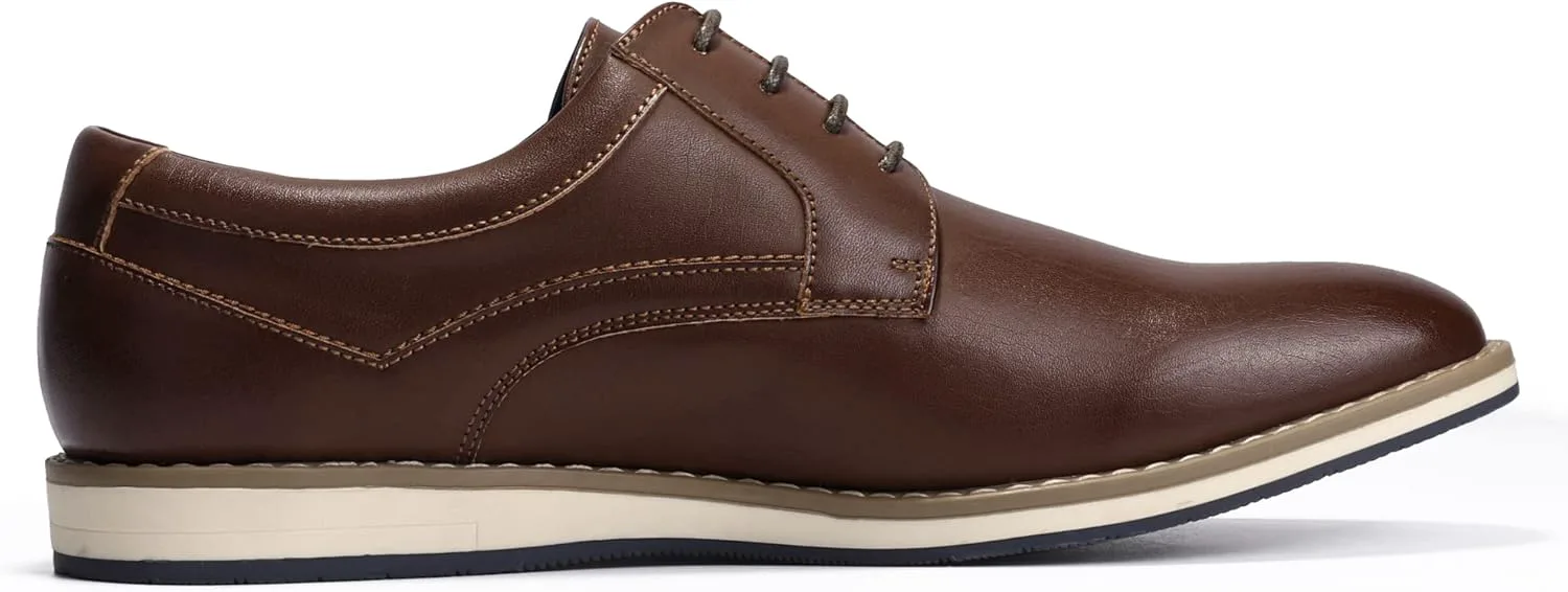 

Мужские повседневные туфли Mofri, официальные оксфорды, коричневый