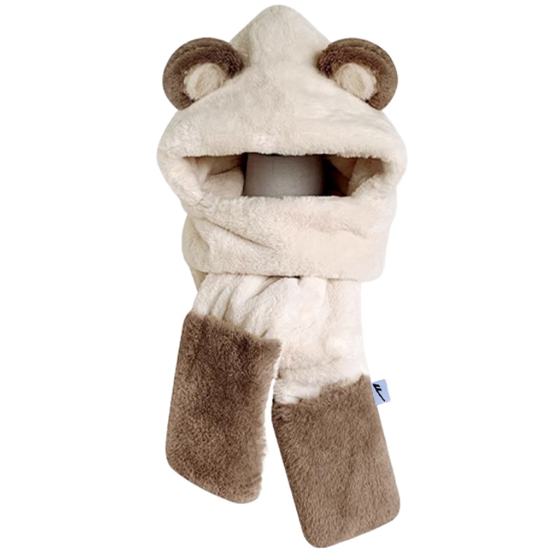 

Унисекс капюшон из полиэстера Warrior и плюшевая шапка