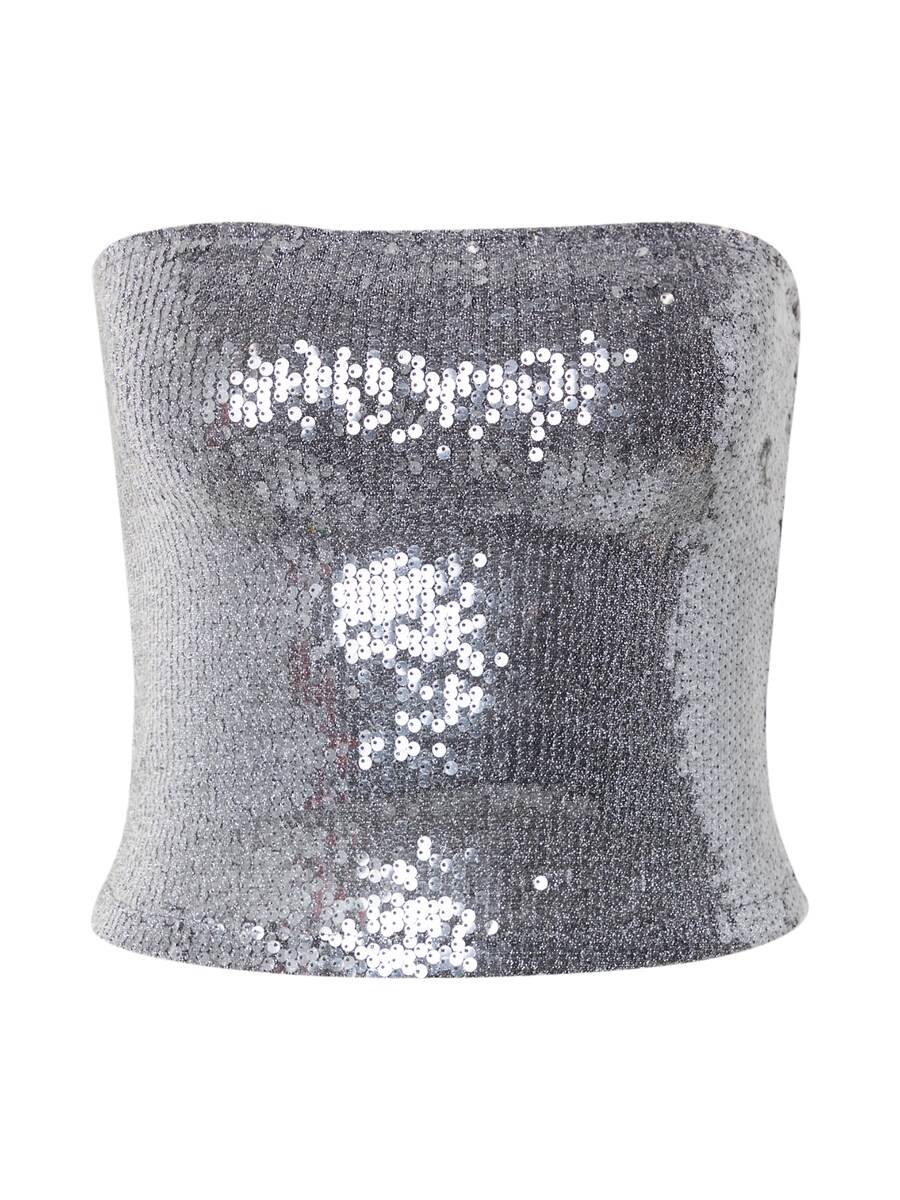 

Топ TOPSHOP, цвет Silver grey