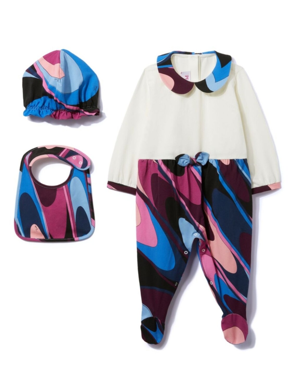 

Комплект для выгула малышей Onde-print PUCCI Junior, нейтральный цвет