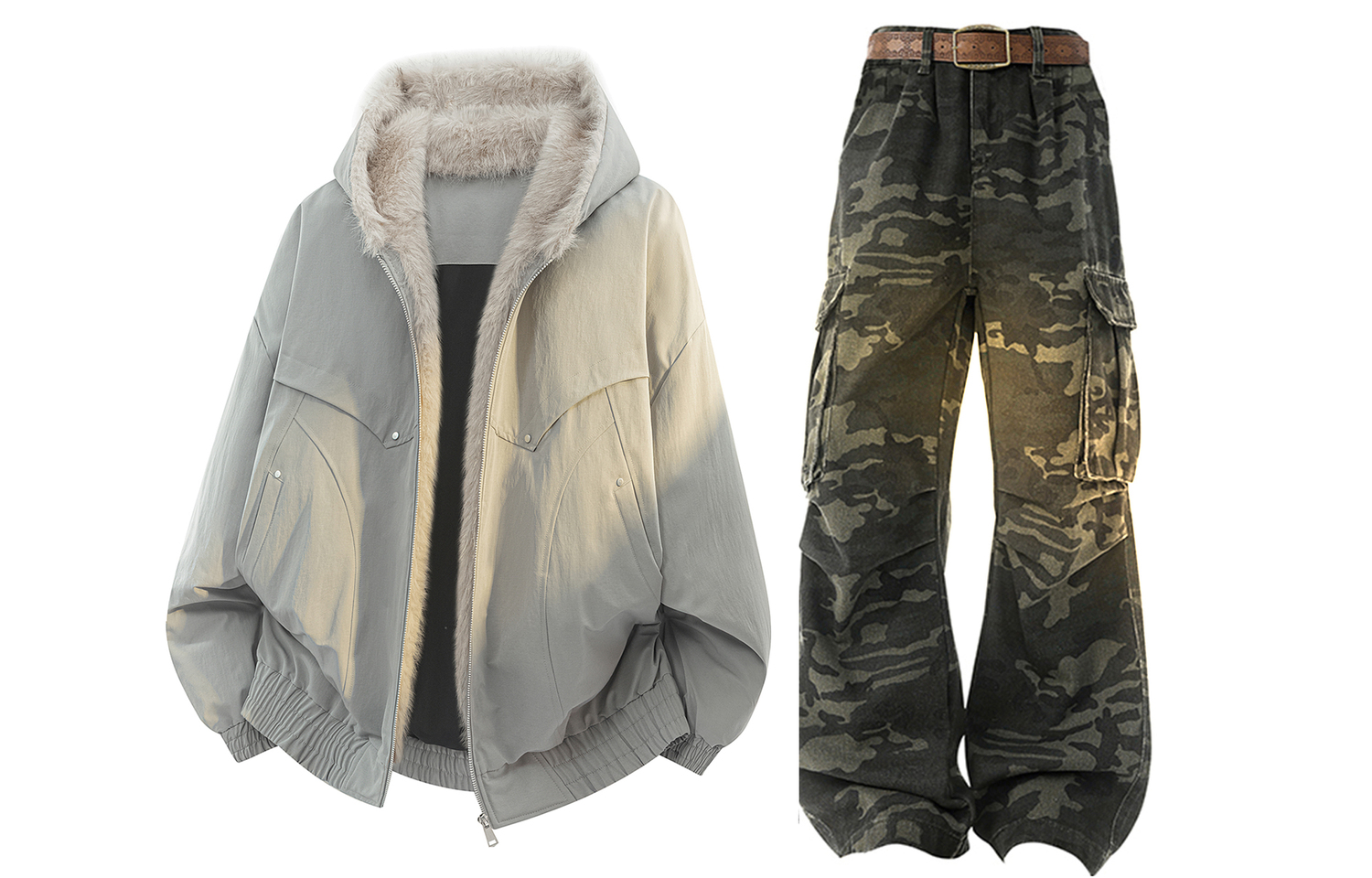 

Толстовка Casual Sportswear утепленная с капюшоном унисекс X1617, серый mountain hawk puffer jacket+camouflage jeans