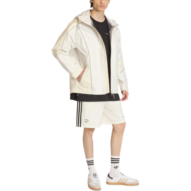 Куртка-шелл Consortium FW25 мужская Adidas Originals, белый — фото 4