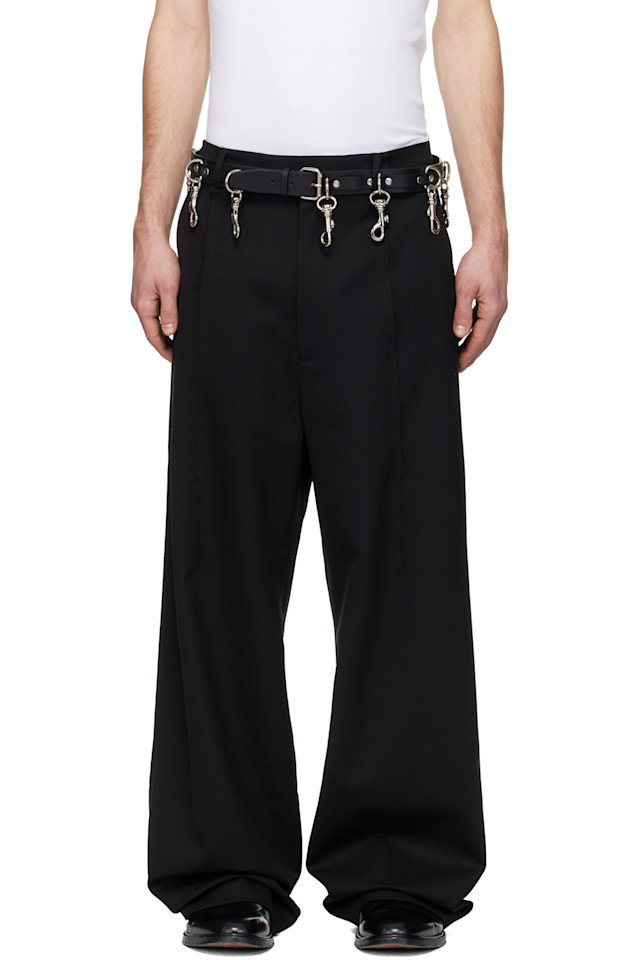 

Приталенные классические брюки Vetements, черный