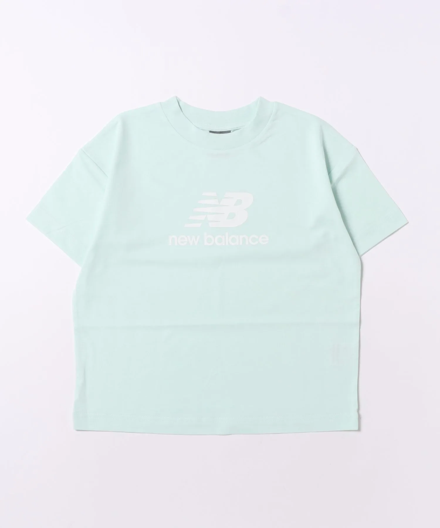 Детская футболка New Balance с логотипом тёмно-синяя