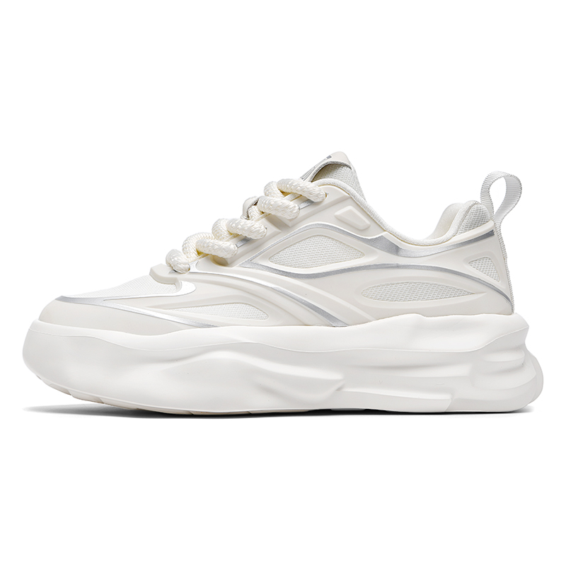 

Дышащие влагоотводящие низкие массивные кроссовки men's VIIEAS, Ecru