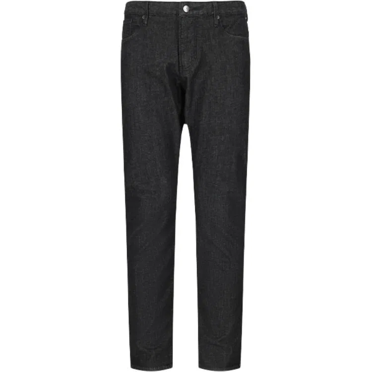 Джинсы Emporio Armani в серо-черном цвете
