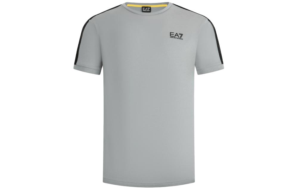 

Футболка мужская серая EA7 SS24 EMPORIO ARMANI