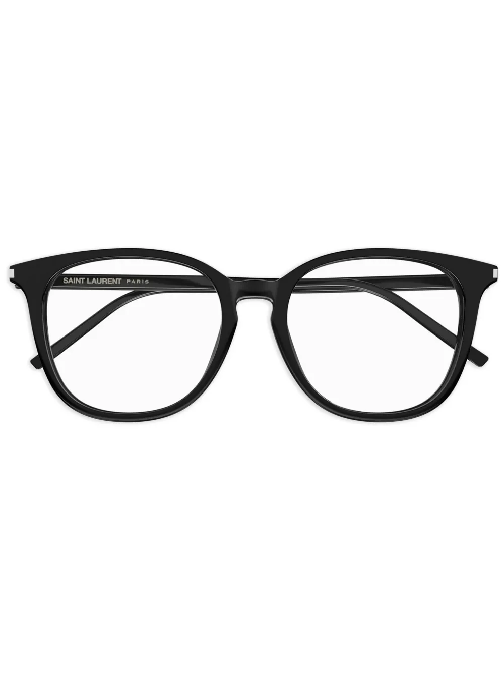 

Очки в круглой оправе Saint Laurent Eyewear, черный