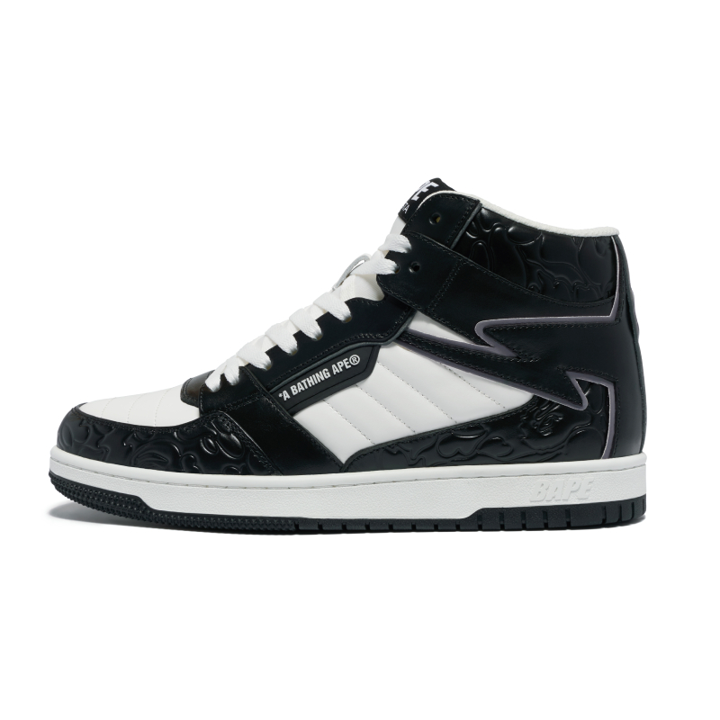 

A BATHING APE BAPE Bape Sta 88 Mid красно-бело-синие с черным BK E, цвет Black BK E