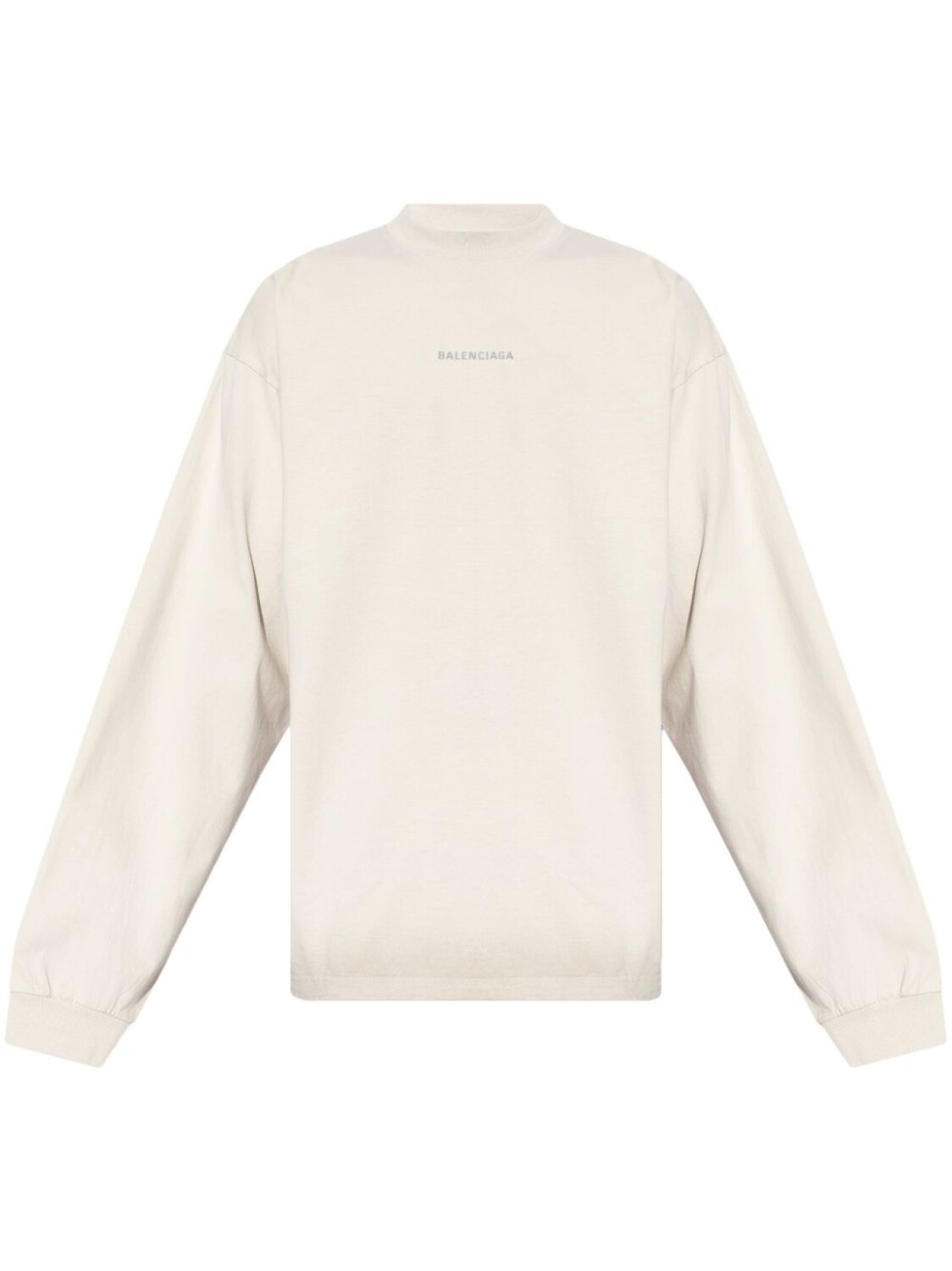 

Balenciaga хлопковая толстовка с логотипом, серый