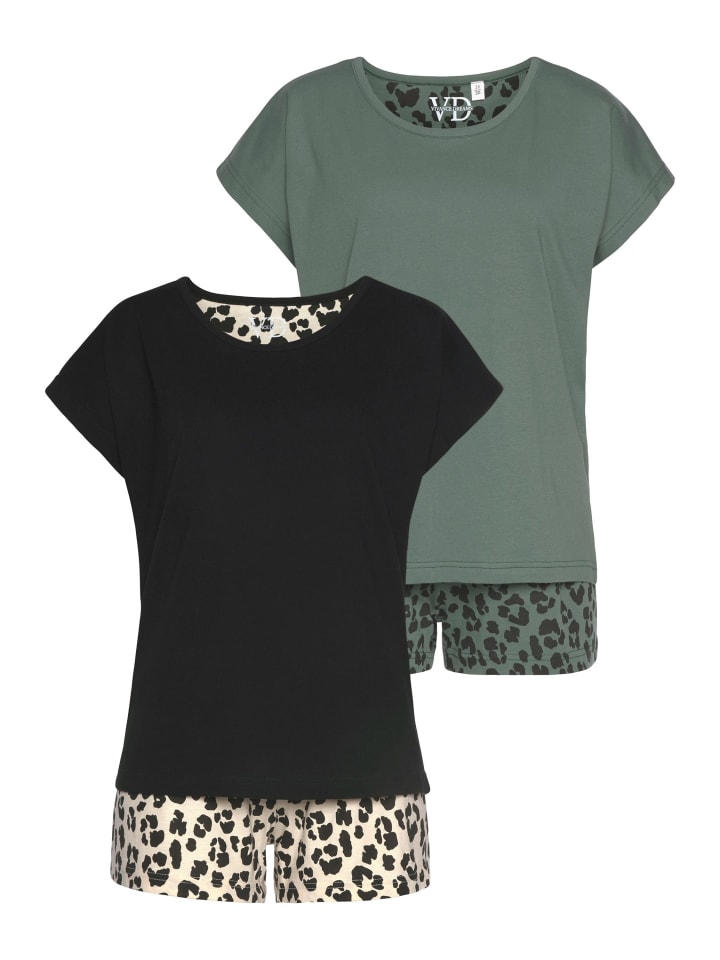 

VIVANCE DREAMS Короткие шорты с узором цвета экрю и черного цвета