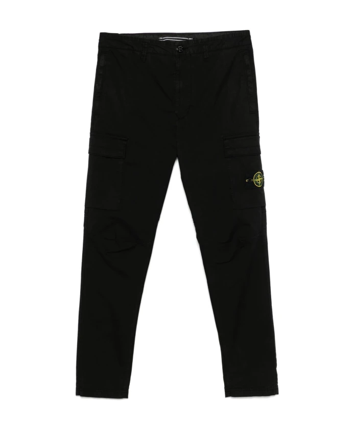 

Брюки-Карго приталенного кроя Stone Island, черный