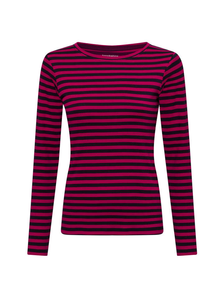 

Футболка brookshire Langarmshirt, цвет himbeer marine