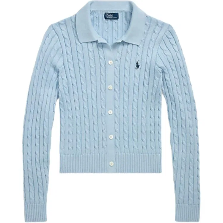 Вязаный джемпер женский Cool Spring Blue Polo Ralph Lauren