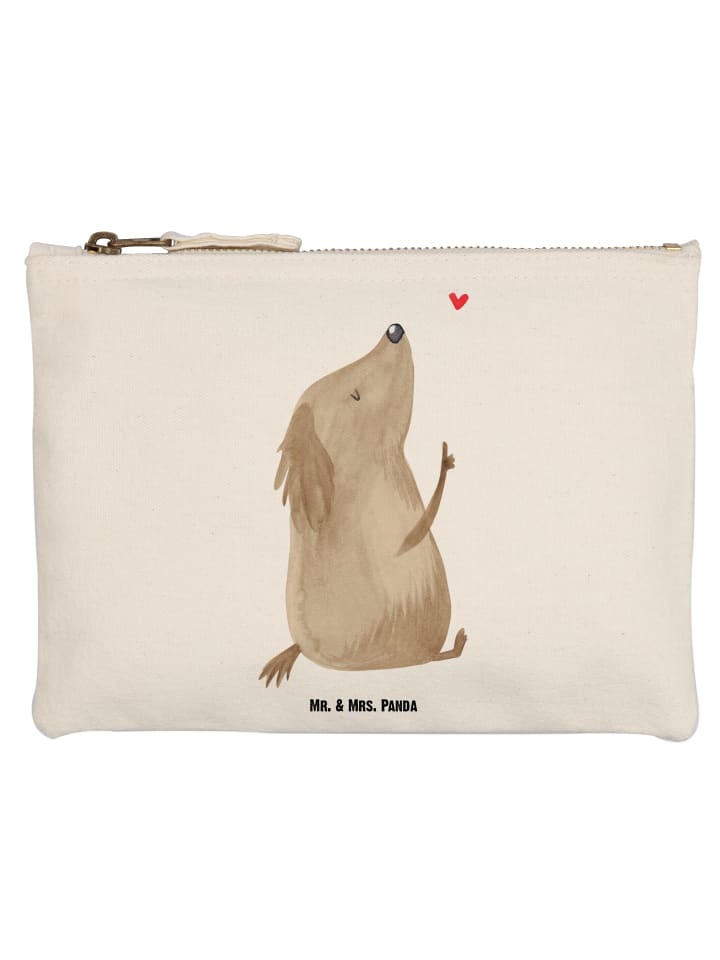 

Mr. & Mrs. Panda Белый пенал с надписью «Любовь к собакам, без слов»