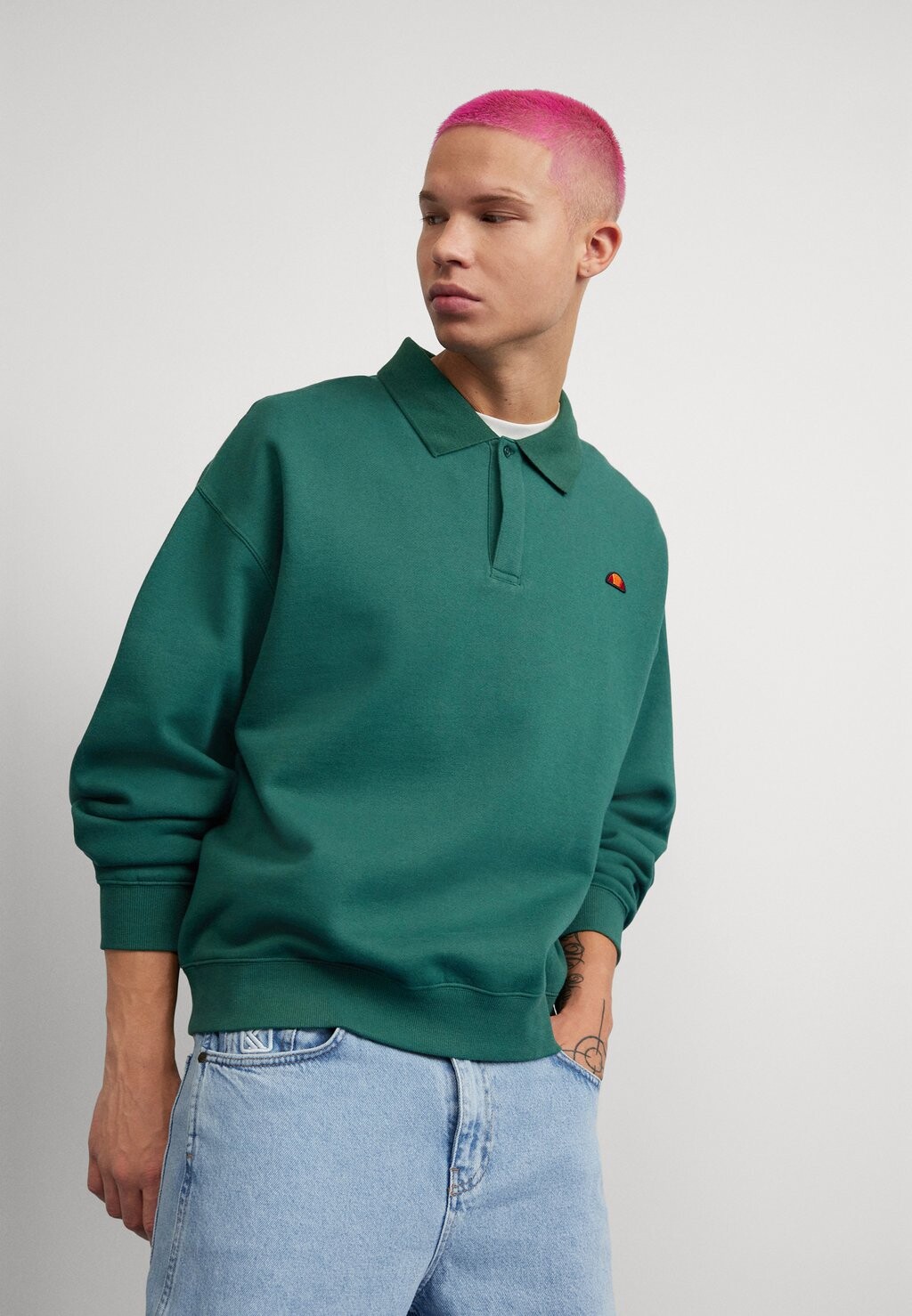 

Толстовка ЭТОНА Ellesse, темно-зеленый