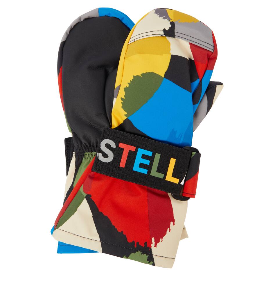 

Перчатки для лыж с принтом Stella McCartney Kids, Black/Colourful