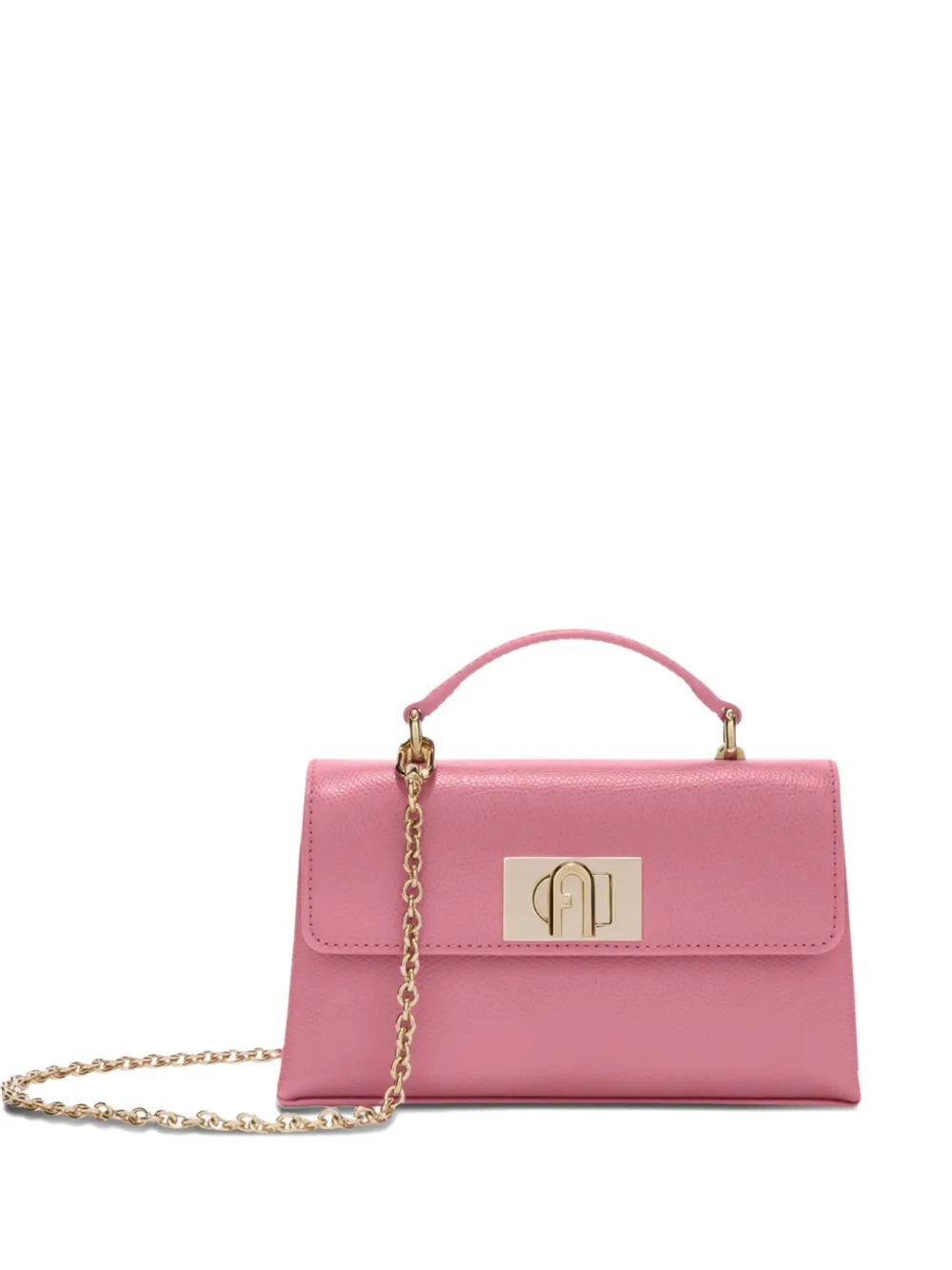 

Мини-сумка через плечо с верхней ручкой Furla, розовый