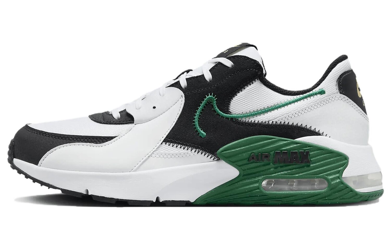 

Кроссовки Nike Air Max Excee 'White Black Malachite', черный/зеленый