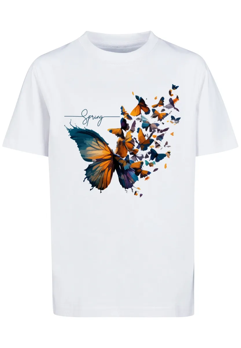 

F4NT4STIC Футболка "Butterfly Spring Tee Unisex", принт, белый