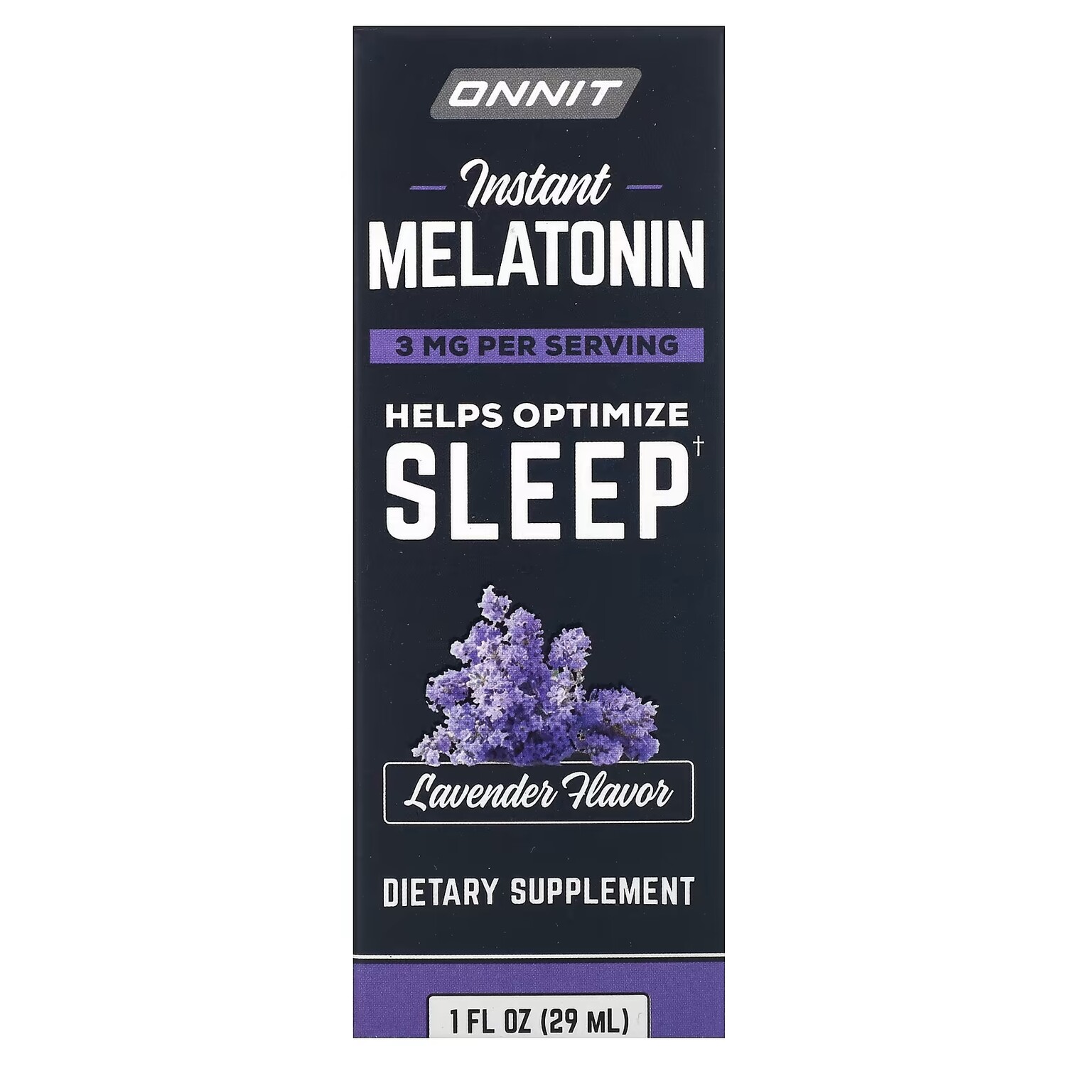 

Добавка Onnit Instant Melatonin Lavender 3 мг, 29 мл