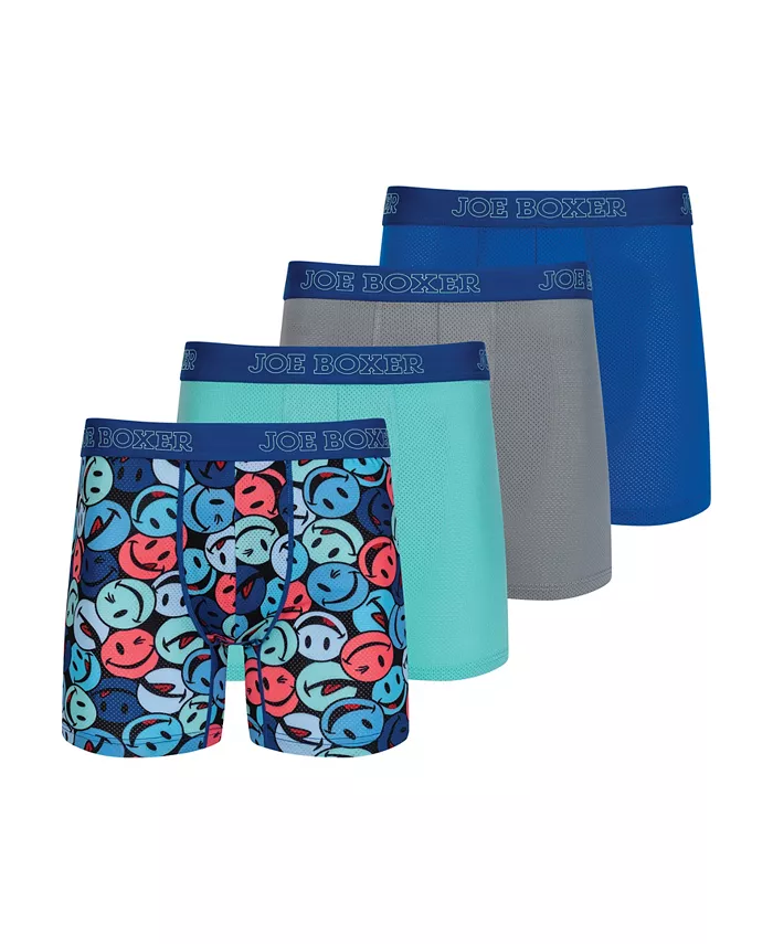 

Мужские микро-сетчатые трусы-боксеры, 4 шт Joe Boxer