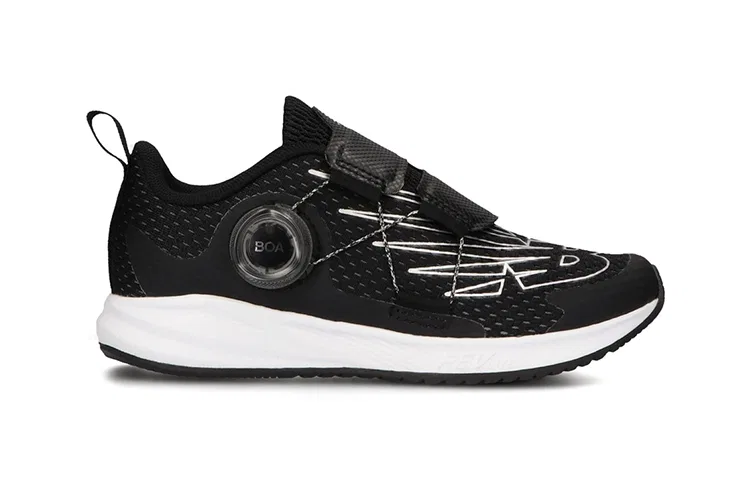 Кроссовки беговые с REVLITE Kids New Balance черные — фото 4