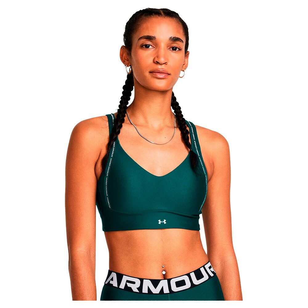 

Спортивный топ Under Armour Infinity 2.0 Strappy Low Support, зеленый