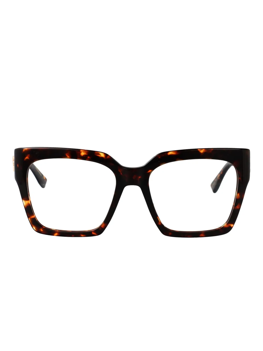 

Очки в квадратной оправе черепахового цвета DSQUARED2 EYEWEAR, коричневый