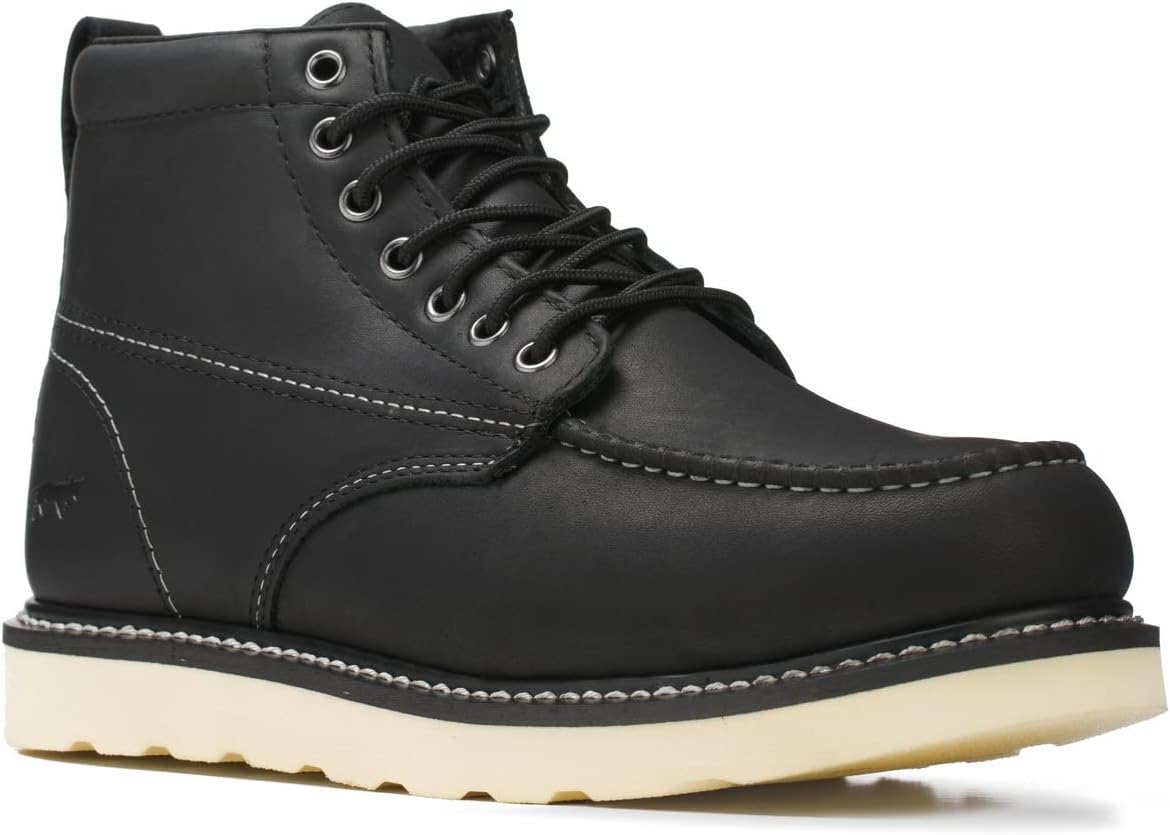 

Мужские ботинки Golden Fox 6 с Мок-Тоу и удобной подошвой для строительства, черный