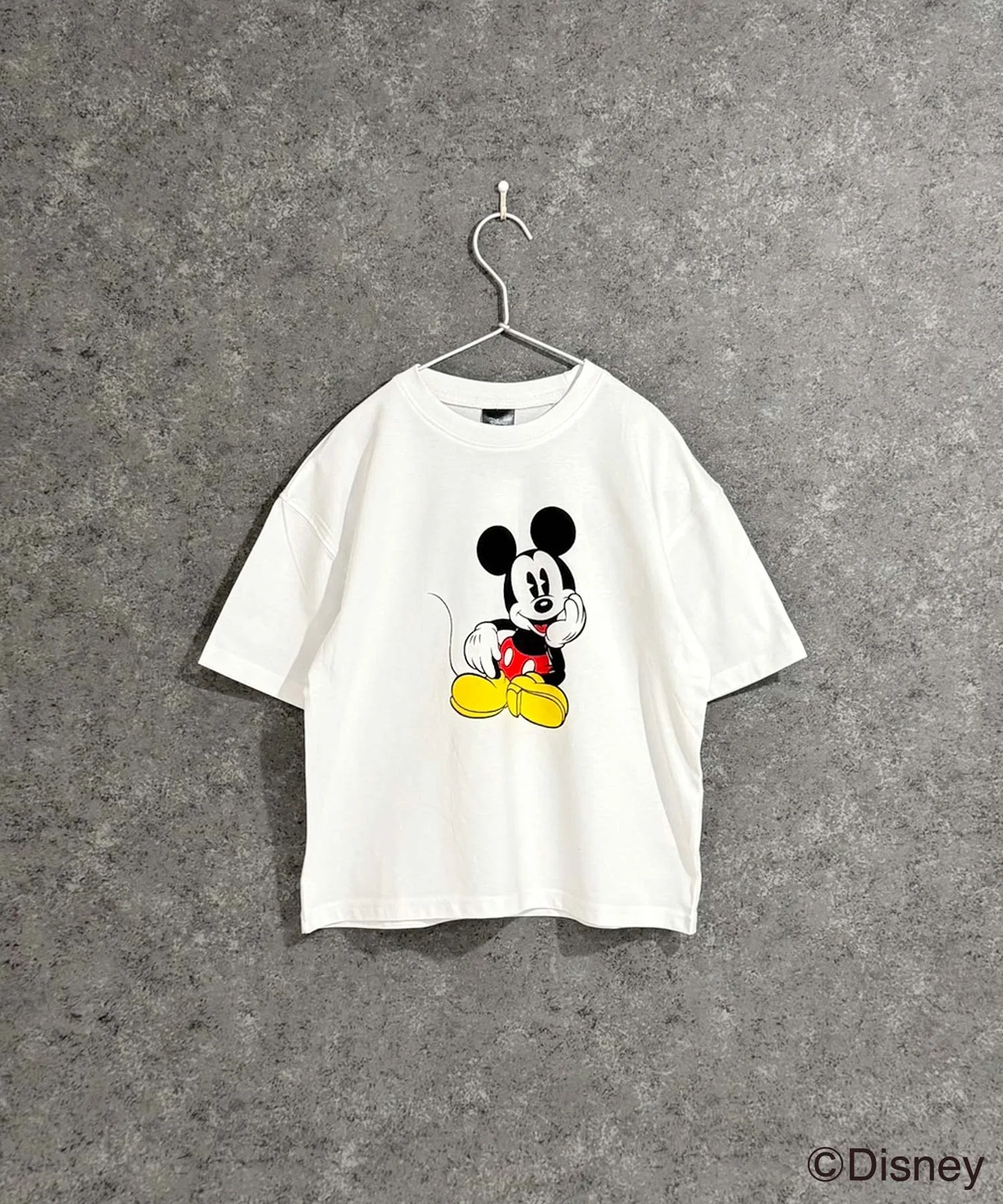 Детская футболка Mickey Mouse оверсайз Disney тёмно-синяя — фото 4