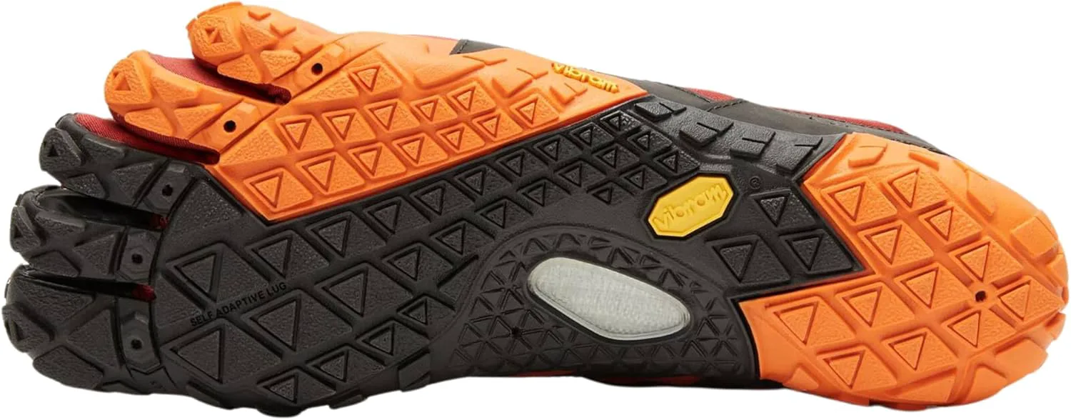 

Мужские кроссовки Vibram FiveFingers V-Trail 2.0 | Беговые кроссовки босиком для трейл-раннинга и бездорожья с отличным сцеплением и стабильностью, красный/черный