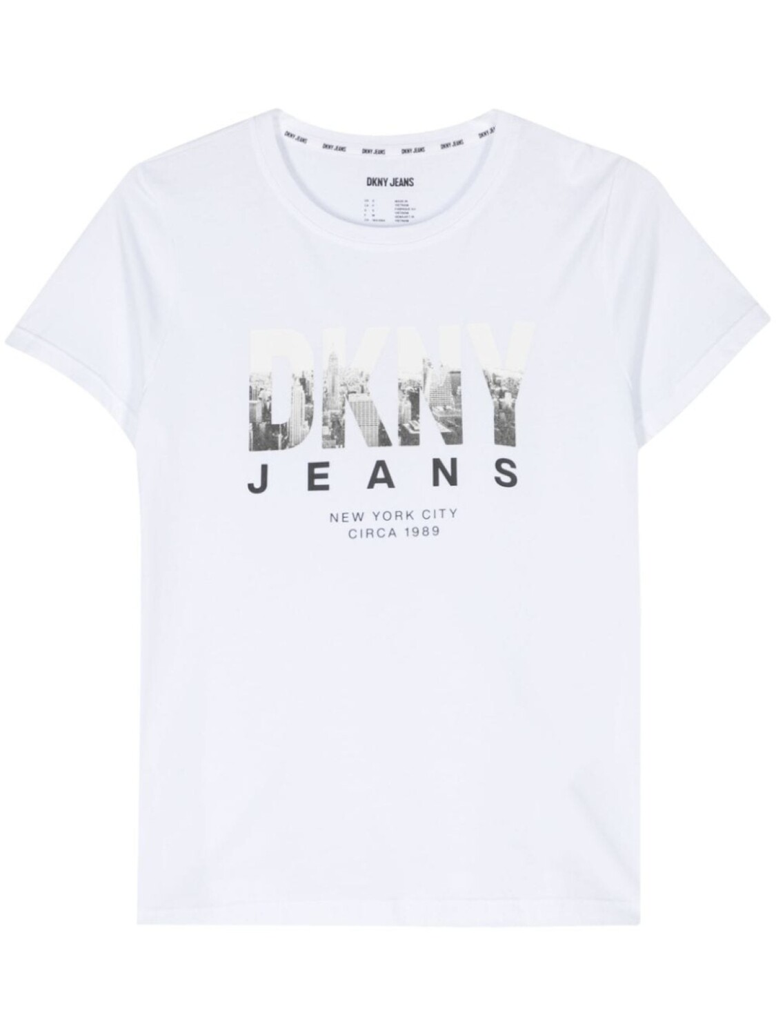 

DKNY футболка Skyline с фотопринтом, белый