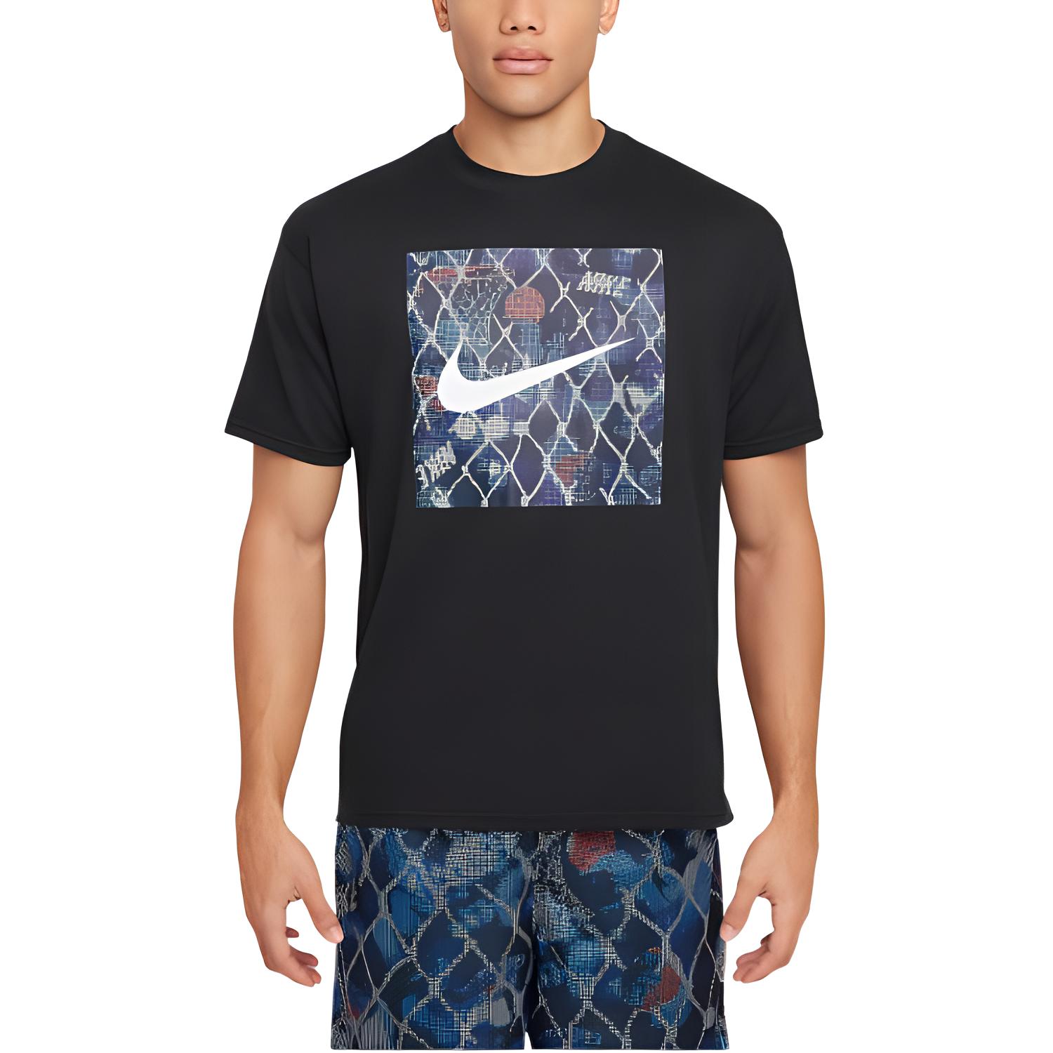 

Мужская баскетбольная футболка Max90 Nike, черная