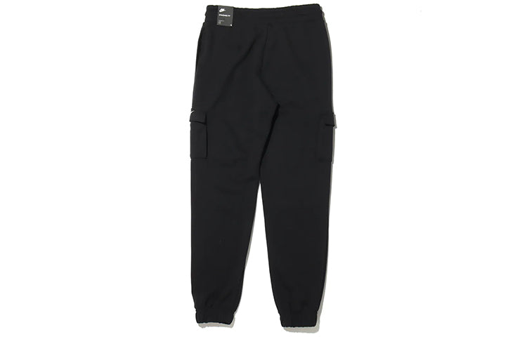 Спортивные брюки (WMNS) Nike Sportswear Swoosh Slim Fit Bundle Feet Sports Pants/Trousers/Joggers Black CZ8906-010 — фото 2