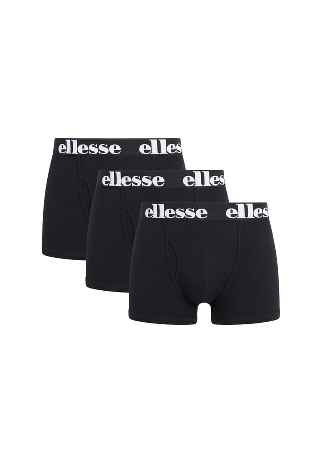 

Боксеры hali упаковка из 3 штук - модные трусы с логотипом хлопок стрейч Ellesse, черный