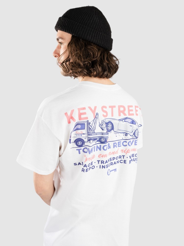 

Футболка Key Street Tow Truck T-Shirt, white, Белый, Футболка Key Street Tow Truck T-Shirt, white