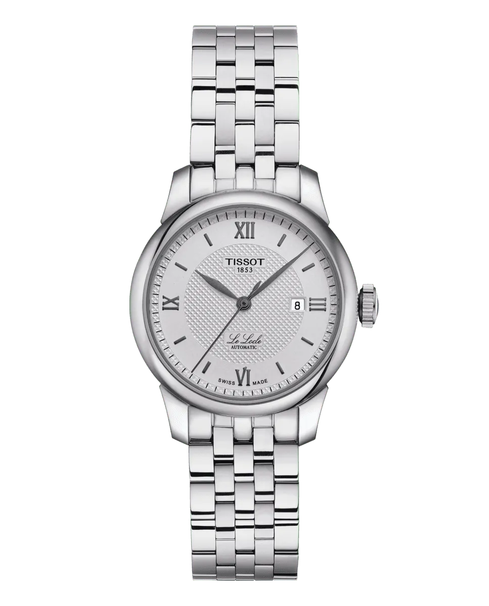

Женские часы Tissot Le Locle Automatic из стали с браслетом, серебряный