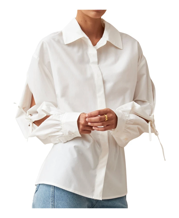 

Сахарная белая рубашка Alohas, белый