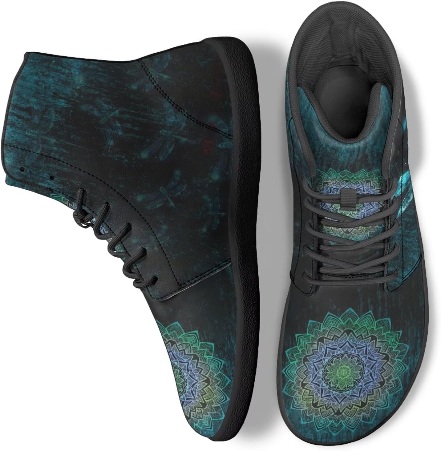 

Унисекс высокие кроссовки для ходьбы, тенниса и работы в офисе для женщин и мужчин, повседневные беговые кроссовки Ecaestolph, синий