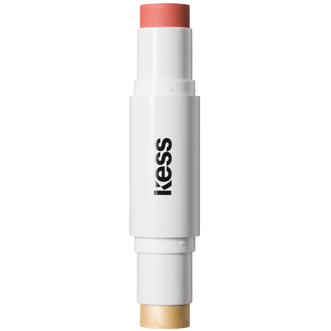

Румяна blush & glow duo stick Kess Berlin, coral blush + champagne glow highlighter, вес 11 гр.