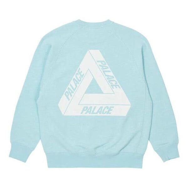 

Толстовка tri-ferg slub crew 'light blue' Palace, голубой