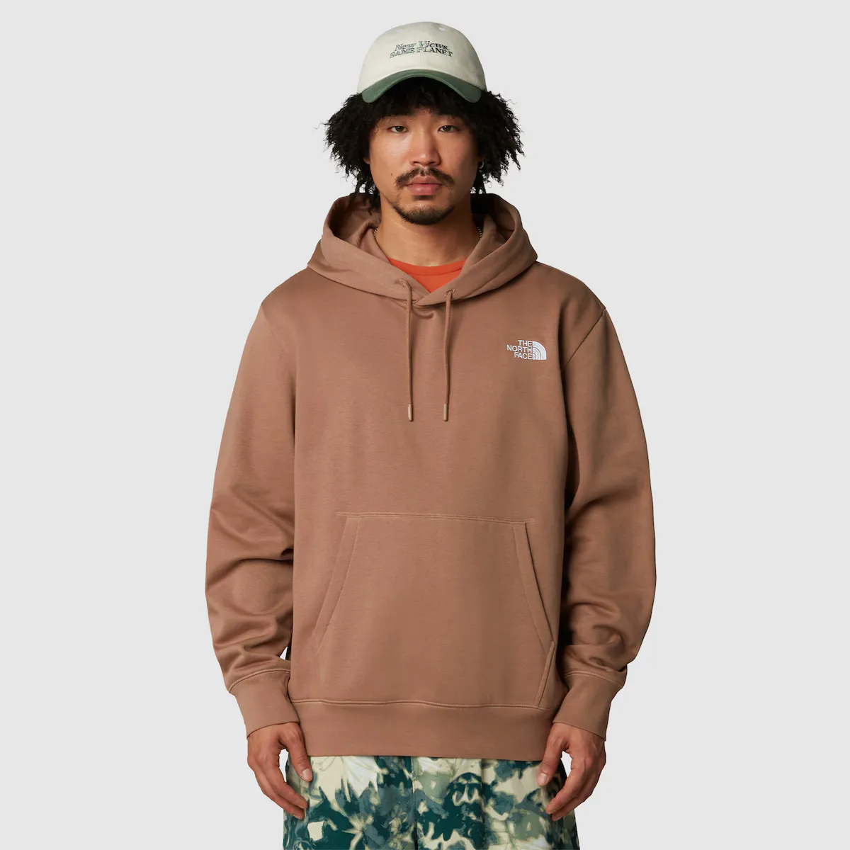

Мужская толстовка с капюшоном The North Face Essential, коричневый